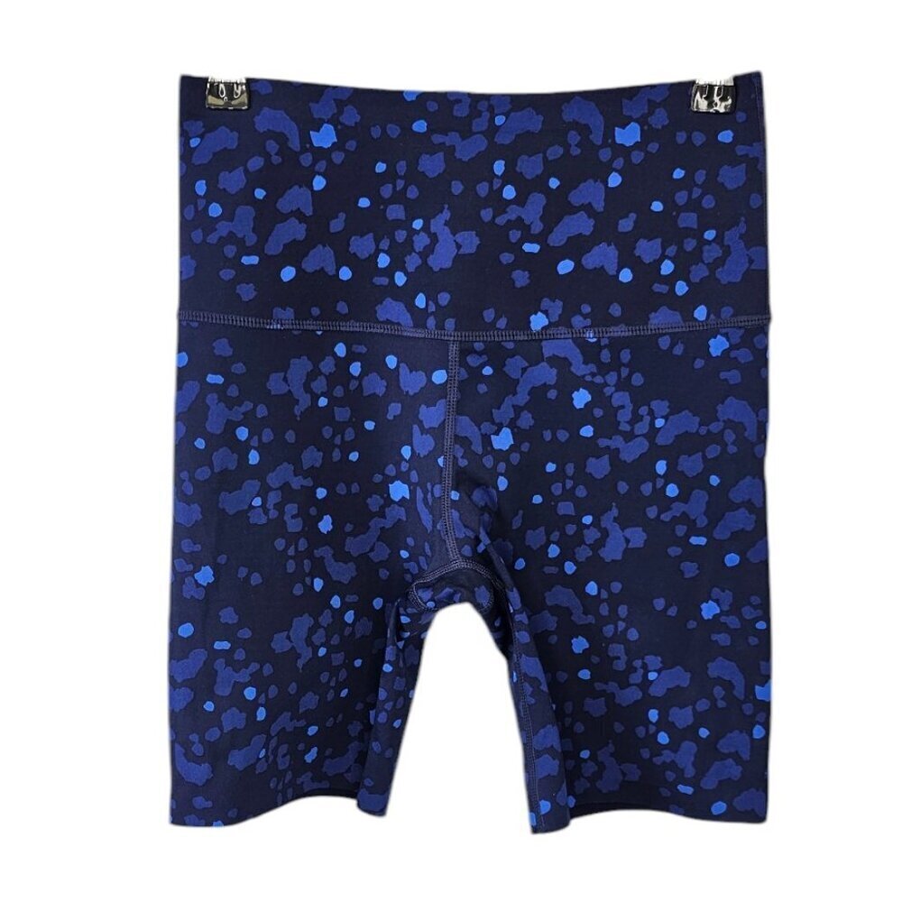Knix Womens HiTouch High Rise Active Shorts, Built in Bum Lift, Blue, Size S